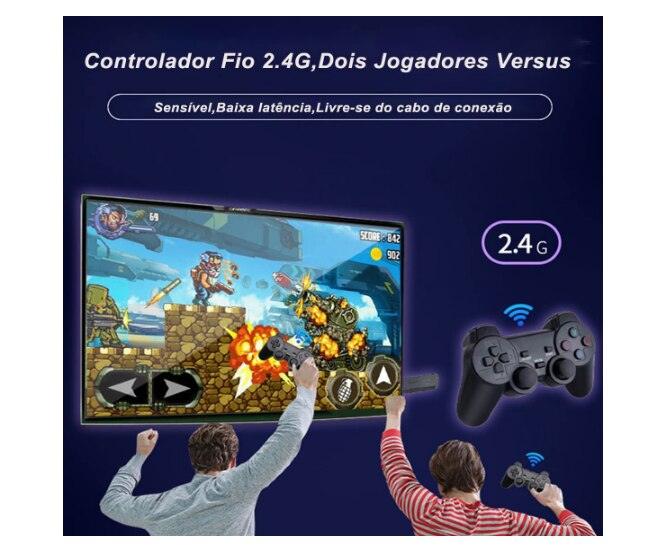 Console de Jogos Arcade, 3D Double Stick, Jogo Online para 4 Jogadores,  Busca de Jogos, Lista de Favoritos, Processador de 10 Núcleos de 64 GB,  Máquina de Videogame 3D Arcade (plugue americano)