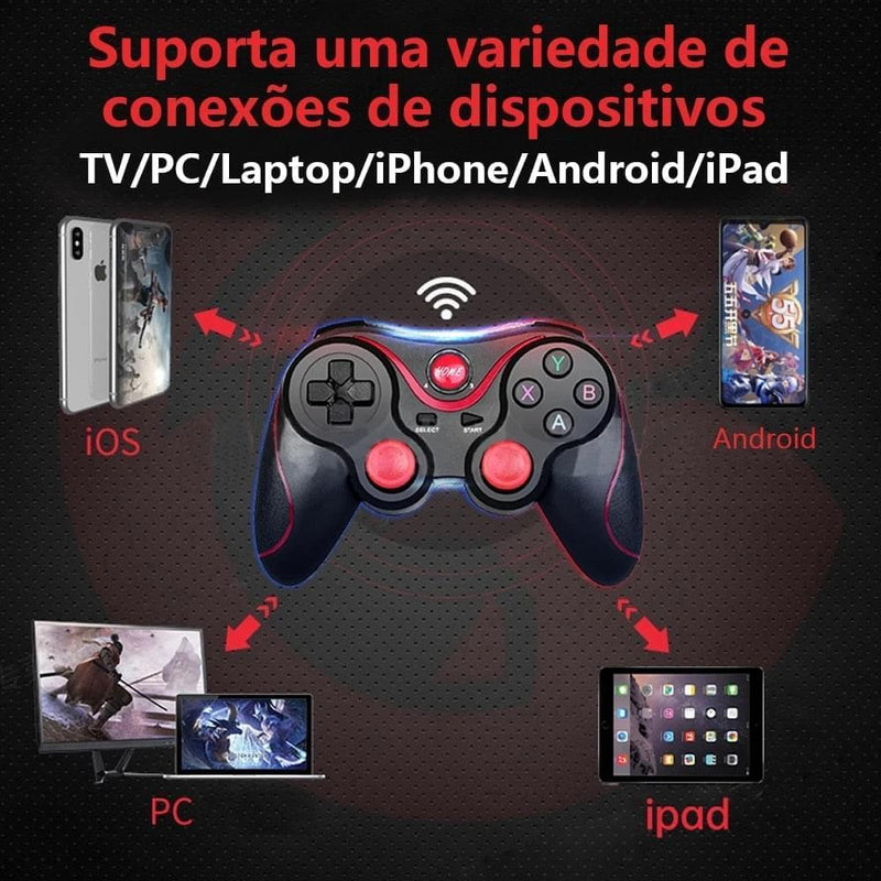 Controle de Jogo Gamepad Celular Joystick Wireless Android PC