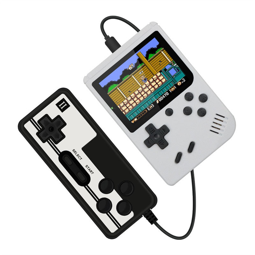 Mini jogo de vídeo portátil sup c/400 jogos + 1 controle para 2 jogadores  console cor aleatória